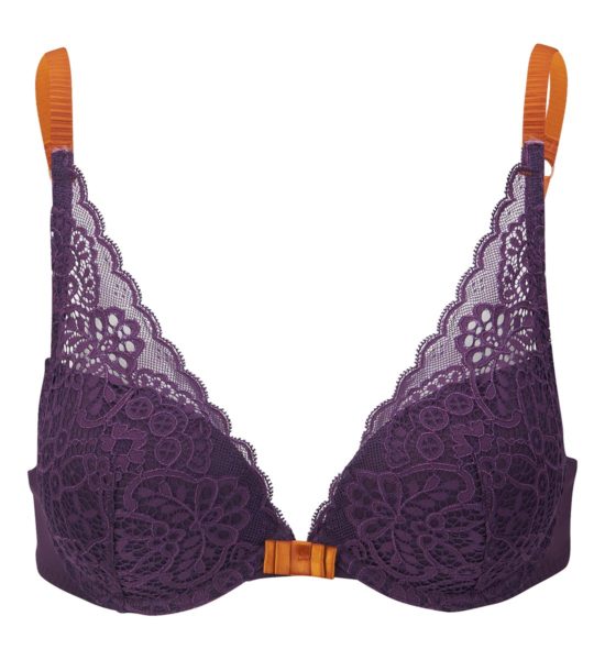 Soutien-gorge 85A Violet Uni – 90% Polyamide 10% élasthanne – Occasion Très Bon état