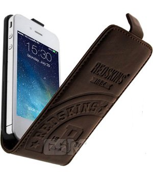  - Housse téléphone - Redskins en Cuir Marron