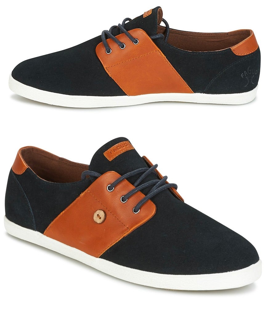 Chaussures Homme en cuir suédé coloris Noir / Tabac – FAGUO – CYPRESS23