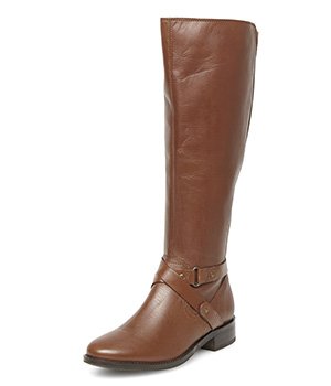- Bottes en cuir marron pour Femme