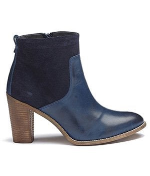 - Boots à talon pour Femme - Bi-matière - Cyrillus