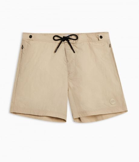 Maillot de Bain Homme TOPMAN Short de bain homme - style habillé - coloris beige - TOPMAN - Maillot de bain - short coloris beige - Maillot de Bain Homme