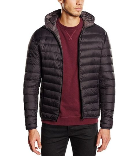 Doudoune l&eacute;g&egrave;re Homme - SCHOTT NYC - Silverado - Doudoune noire &agrave; capuche