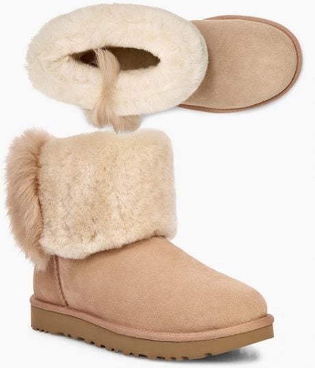 Bottes fourr&eacute;es sp&eacute;cial hiver pour Femme - Classic Mini Wisp - UGG AUSTRALIA