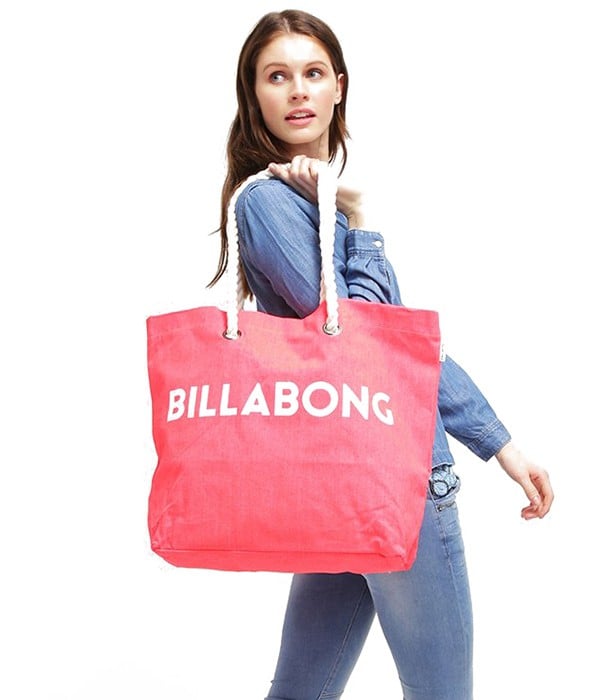 - Sac Femme - Cabas en toile - Rouge Rosé - BILLABONG