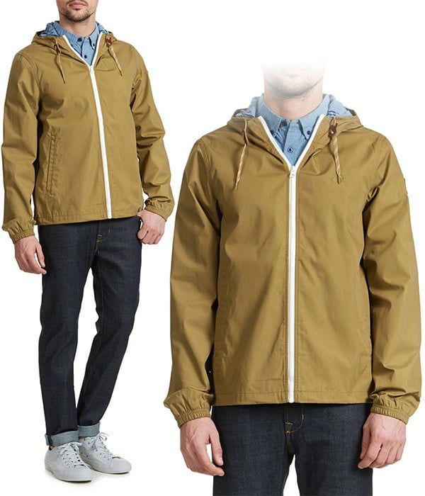- Imperméable à capuche - Blouson Homme - Beige Sable - ELEMENT
