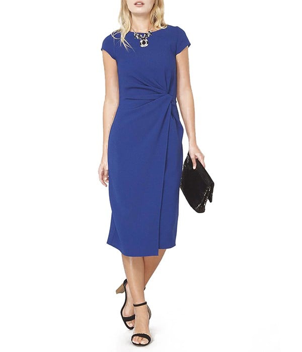 - Robe Plissée Bleu Cobalt - Mode Femme - DOROTHY PERKINS