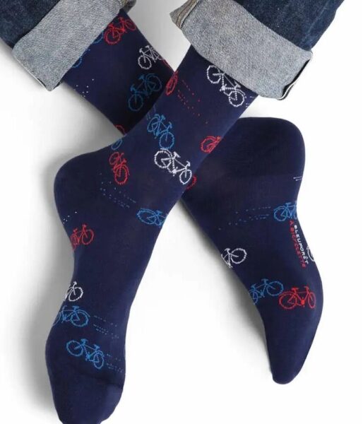 Chaussettes pour homme - motif v&eacute;lo