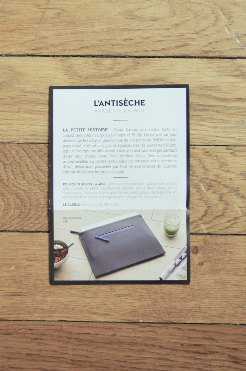 Détail du produit contedu dans la Box