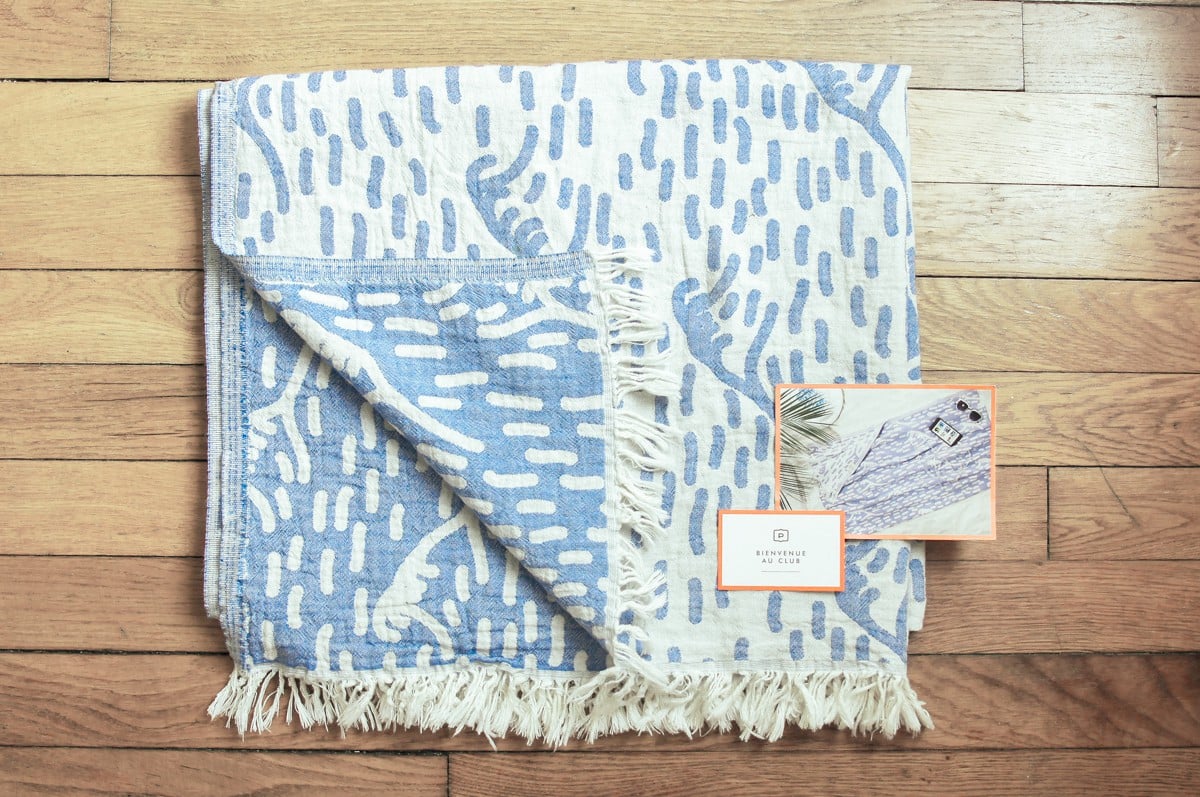 Fouta Bleue - Cuisse de Grenouille