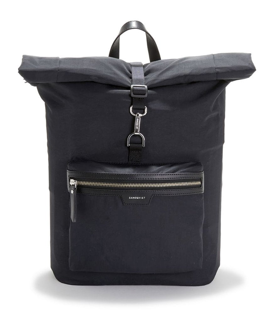 - Sac à Dos en toile coloris noir - SIV SANDQVIST