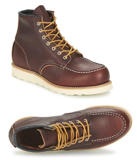 Bottines marron en cuir Made In USA - Chaussures Homme - Classic RED WING