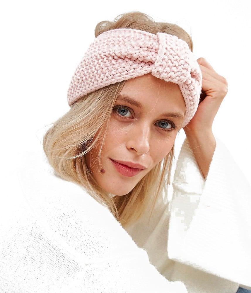 - Bandeau pour cheveux en Maille rose - Accessoire Femme - WILLOW AND PAIGE