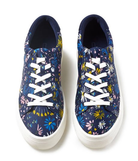 Baskets &agrave; semelles compens&eacute;es - Sp&eacute;cial &eacute;t&eacute; - Motifs &agrave; Fleurs stylis&eacute; - ESPRIT