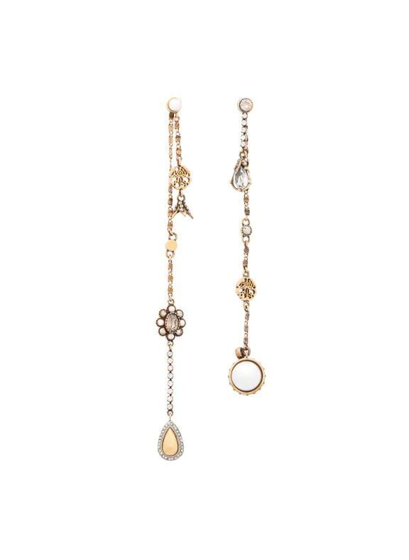 boucles d'oreilles vintage et dépareillées