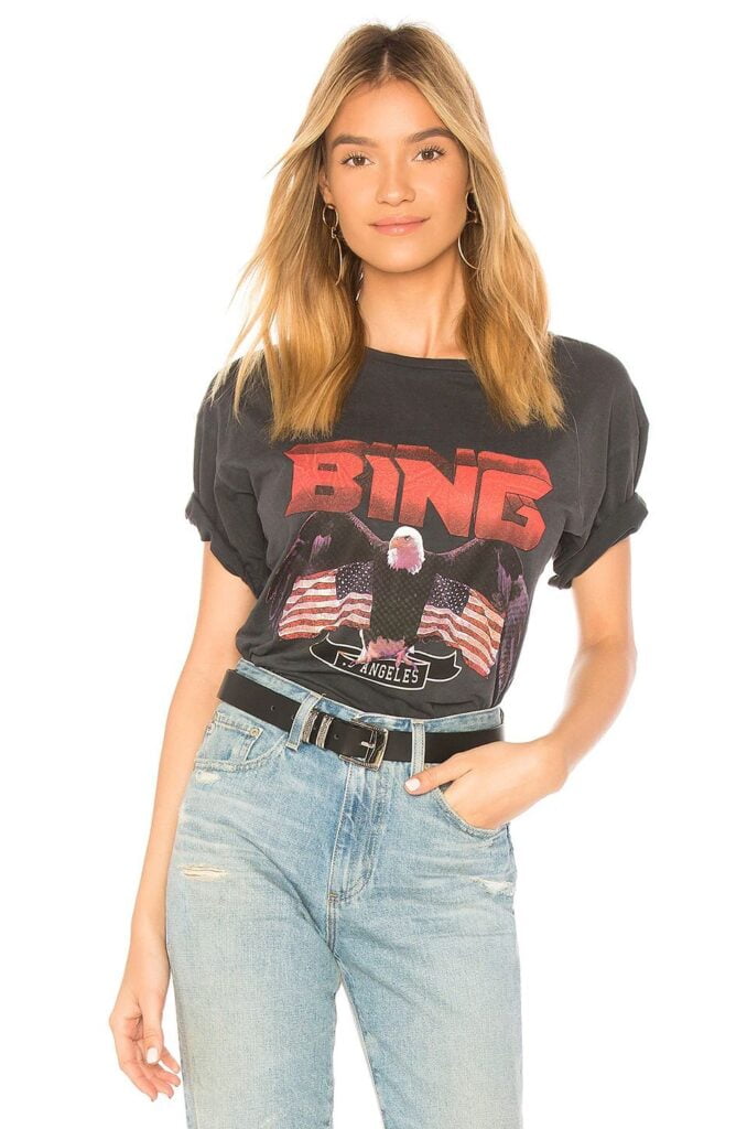 T-shirt rock pour femme