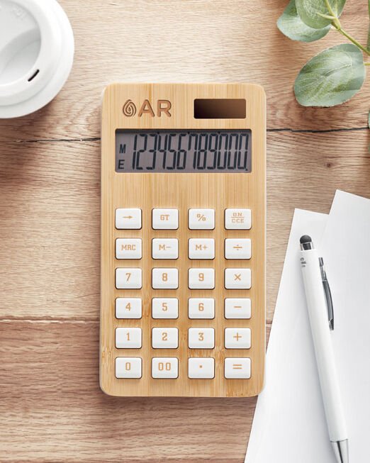Calculatrice publicitaire
