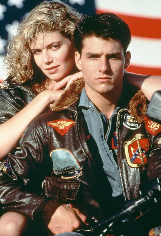 Tom cruise dans le film TOP GUN