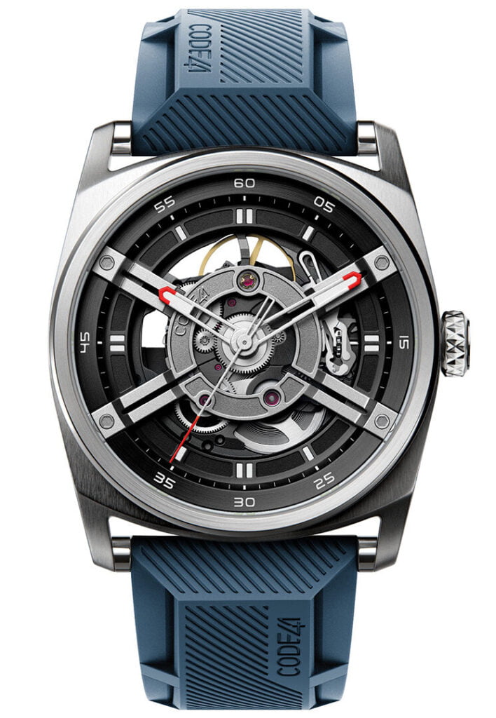 Montre Anomaly-T4 CODE41 - bracelet bleu
