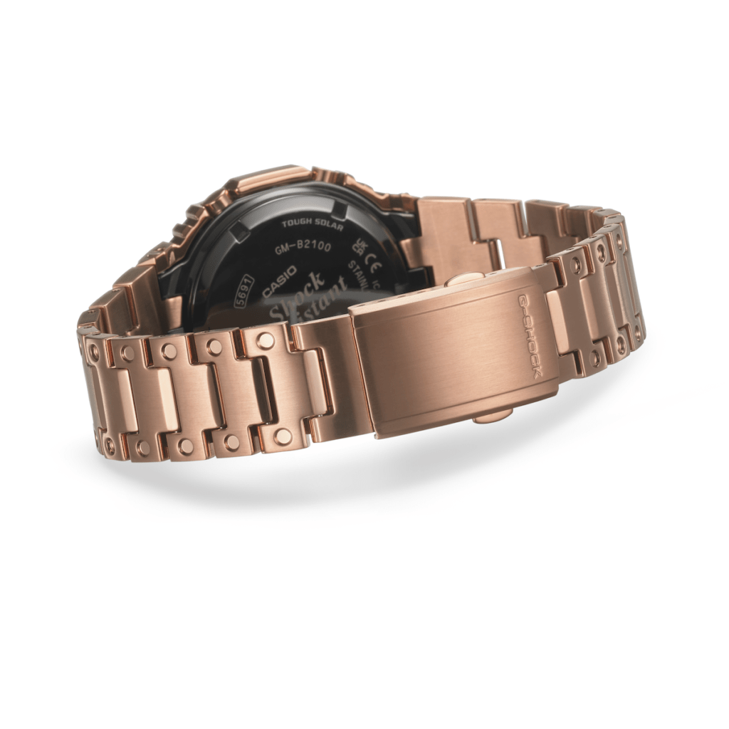 G-Shock dévoile la GM-B2100GD-9A, une montre déclinaison dorée d'un best-seller - - G SHOCK GM B2100GD 5AER 599euros 1