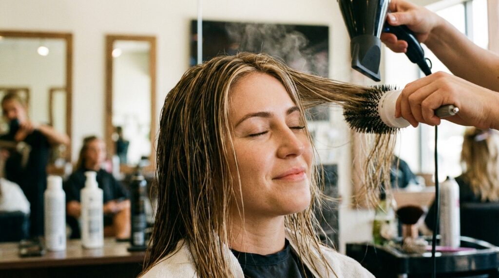 Je pensais sublimer mon visage avec cette nuance : mon coiffeur m'a dit que c'était la pire idée pour une brune - - FI3O4AE89P 1773282167