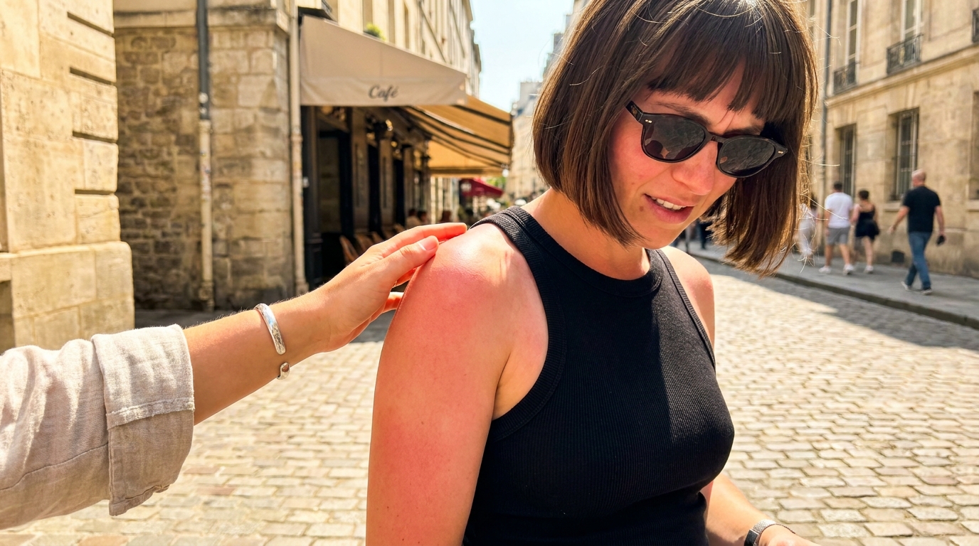 Je mettais toujours le même type de vêtement en plein soleil : un ami m'a posé la main sur l'épaule et la chaleur qu'il a sentie l'a fait reculer - - je mettais toujours le meme type de vetement en plein soleil un ami ma pose la main sur lepaule et la chaleur quil a sentie la fait reculer featured 1780989986
