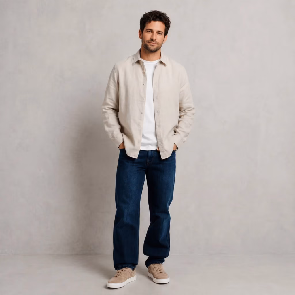 Chemise en lin pour homme : pourquoi sa polyvalence reste sous-estimée à l’approche de l’automne 2026 - - CHEMISE LIN JULES