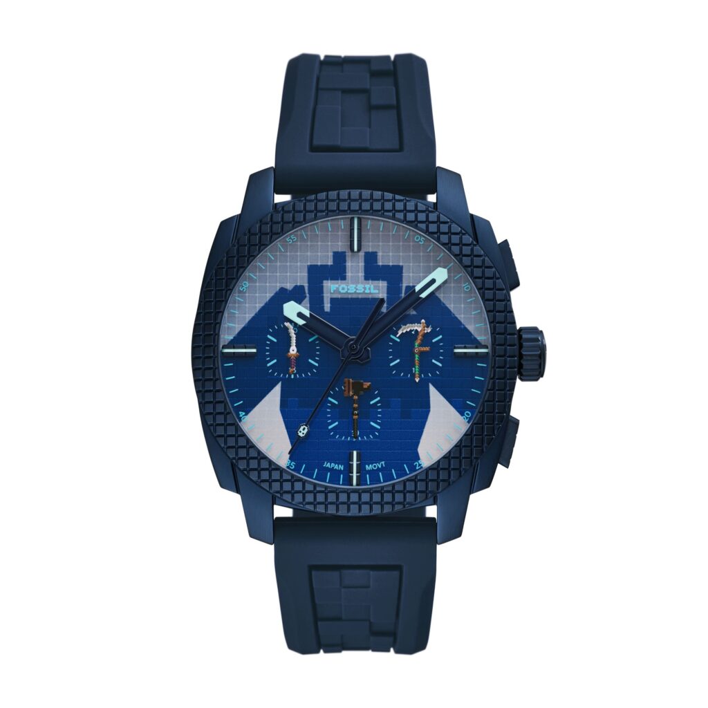 Fossil replonge dans l’univers de Minecraft avec une collection de montres très remarquée - - LE1253 main