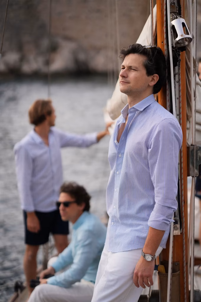 Pourquoi cette chemise gaufrée revient-elle chaque été quand il fait très chaud, du col ouvert aux silhouettes coordonnées - - Seersucker Chemiseur 2