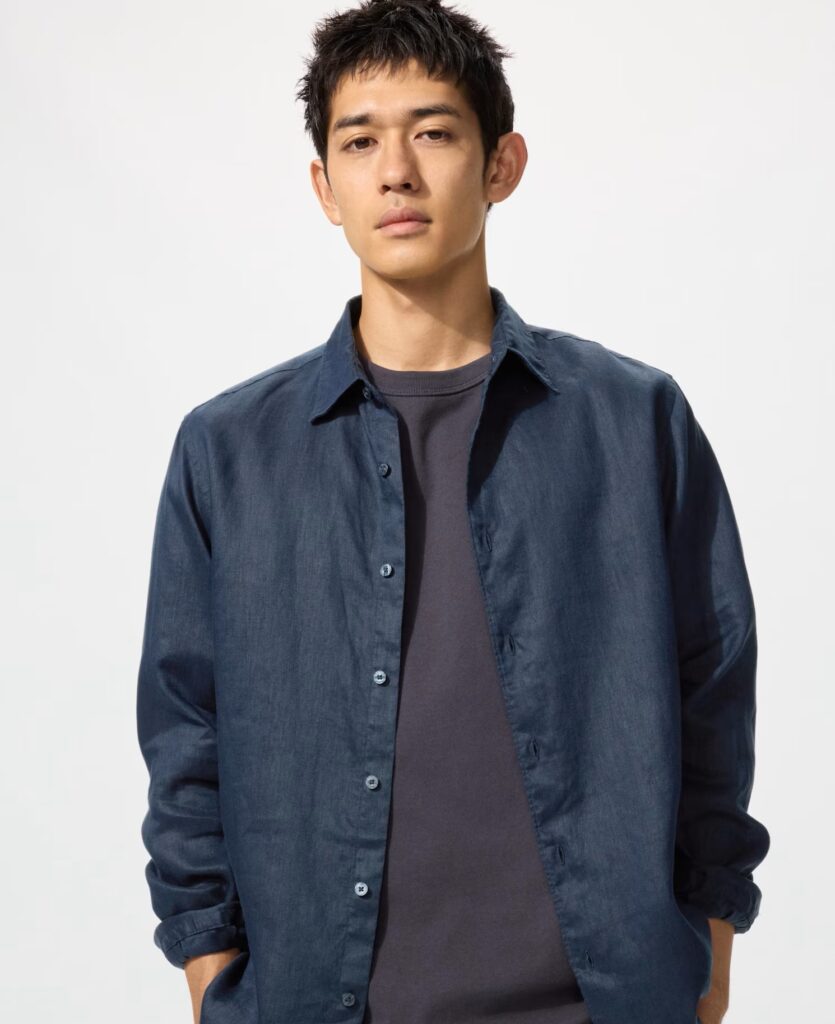 Chemise en lin pour homme : pourquoi sa polyvalence reste sous-estimée à l’approche de l’automne 2026 - - chemise limn uniqlo