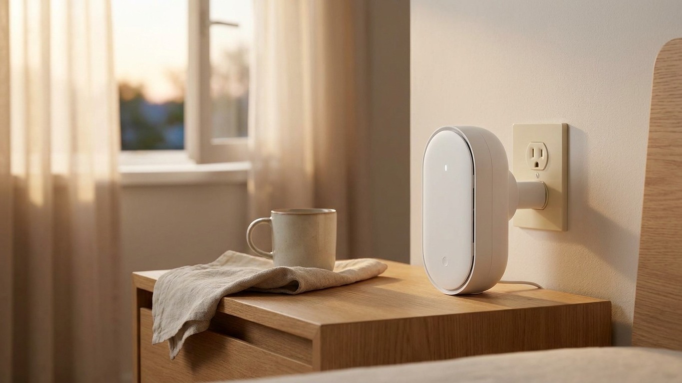 Fini le diffuseur branché à la prise la plus proche de la fenêtre : depuis qu'il l'installe ailleurs, la chambre tient jus...