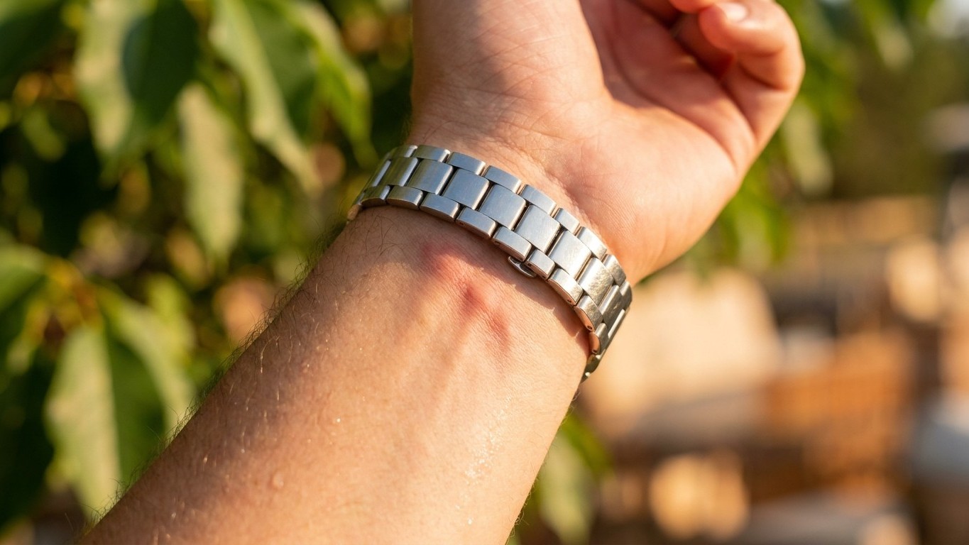 J'ai fait ajuster mon bracelet acier chez l'horloger en plein janvier juste pour qu'il arrête de tourner : le premier soir...