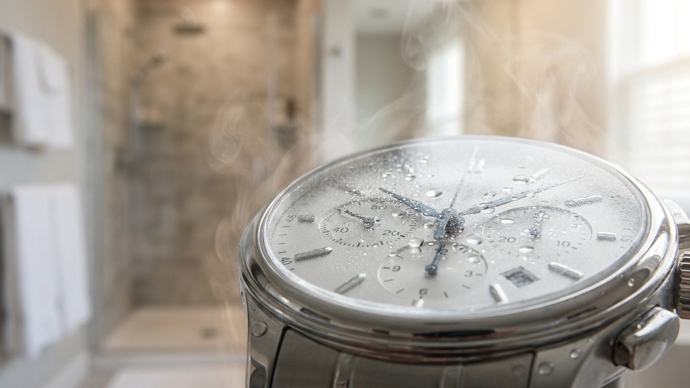 J'ai gardé ma montre étanche sous la douche brûlante pendant des mois juste par habitude : le matin où le verre s'est voil...