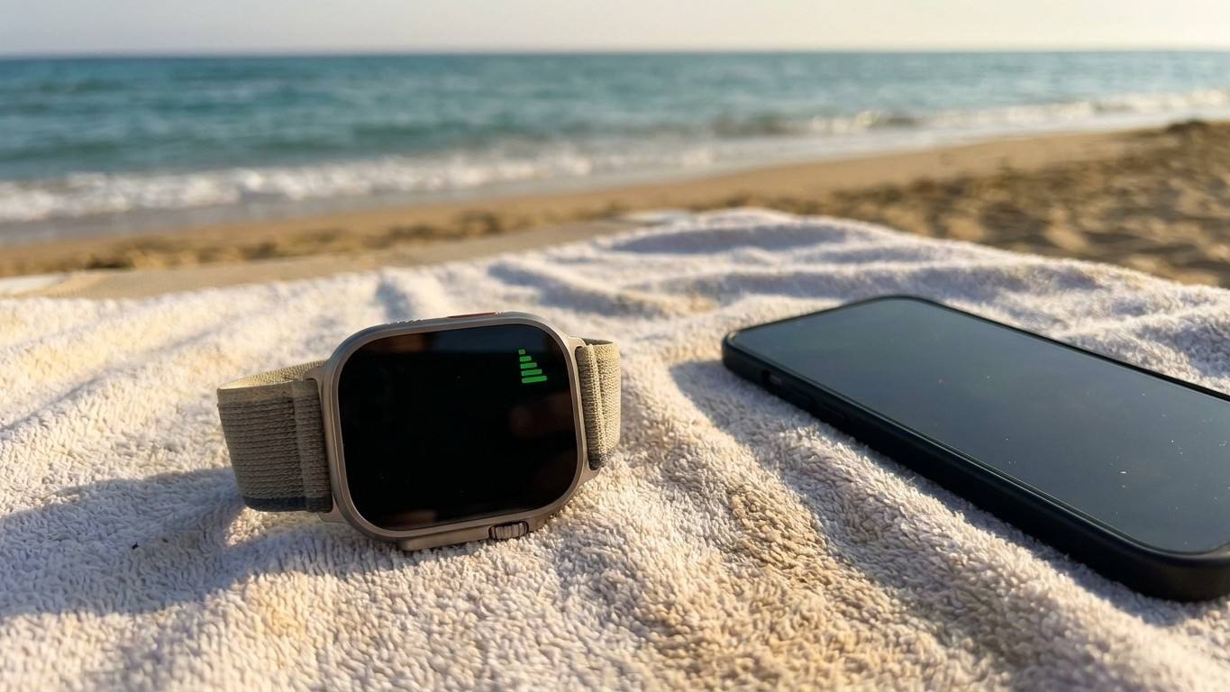 J'ai laissé mon iPhone à l'hôtel et pris seulement mon Apple Watch Cellular pour la plage en Grèce : au premier appel, j'a...
