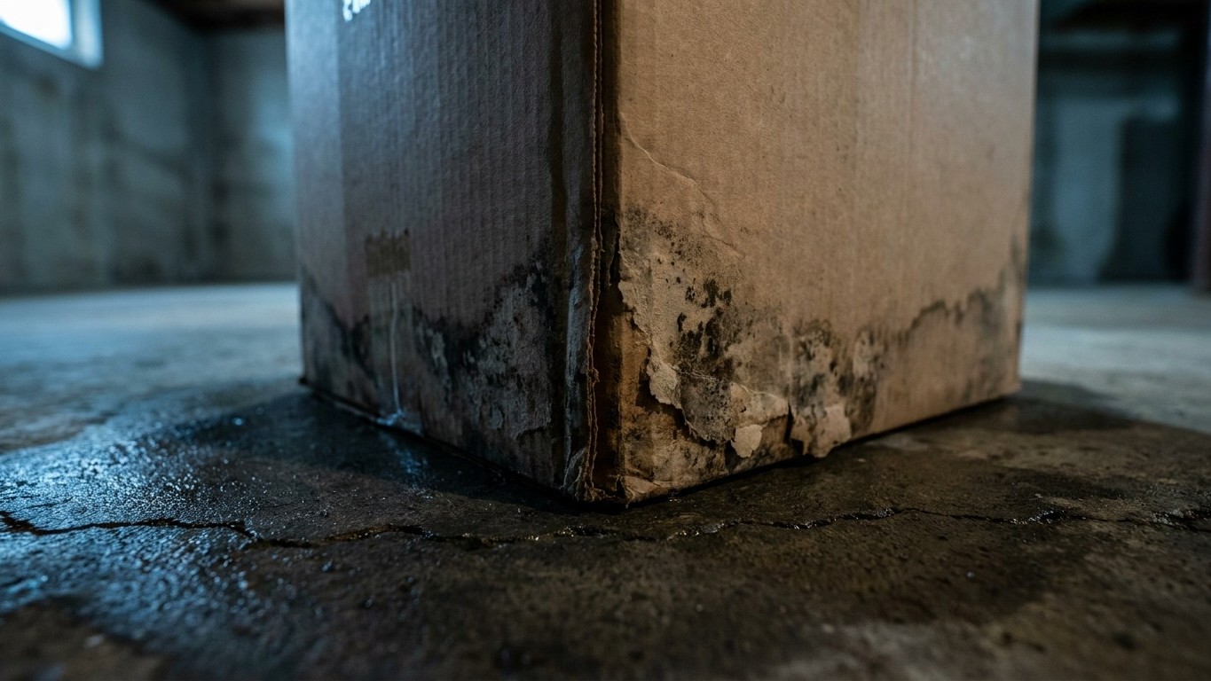 J'ai posé mes cartons à même la dalle de la cave juste pour libérer l'étagère : six mois plus tard, j'ai soulevé le premie...