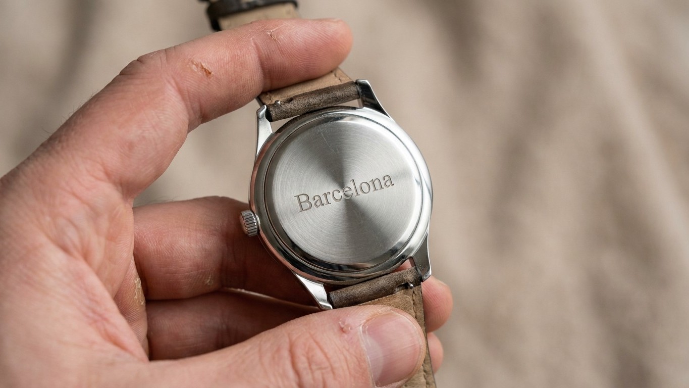 Je payais mes montres plus cher en pensant acheter suisse : le dos du boîtier m'a montré une tout autre ville