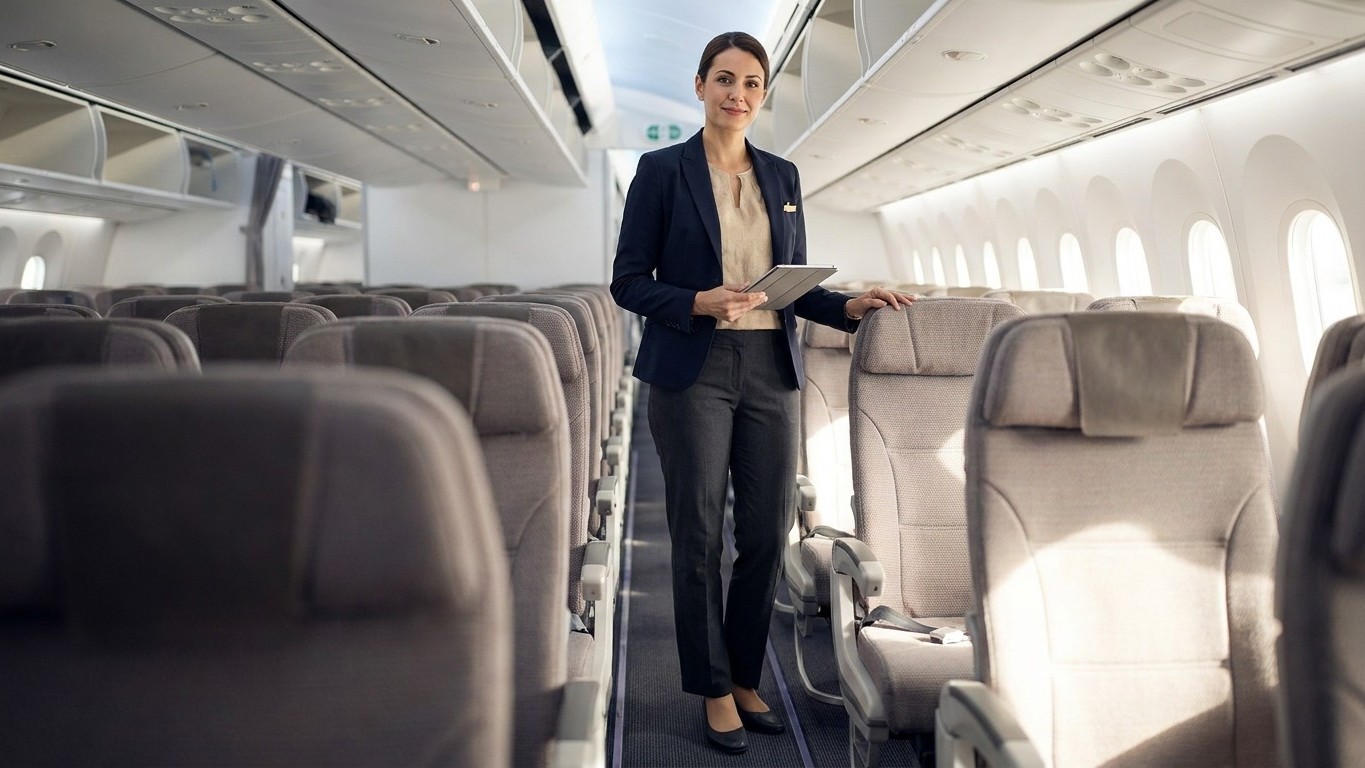 Les personnels navigants ne montent jamais à bord en talons ni en lentilles : la vraie raison n'a rien à voir avec l'élégance
