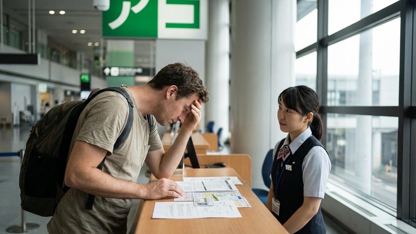 J'ai réservé et payé ma voiture de location au Japon trois mois avant le départ juste pour être tranquille à l'arrivée : a...
