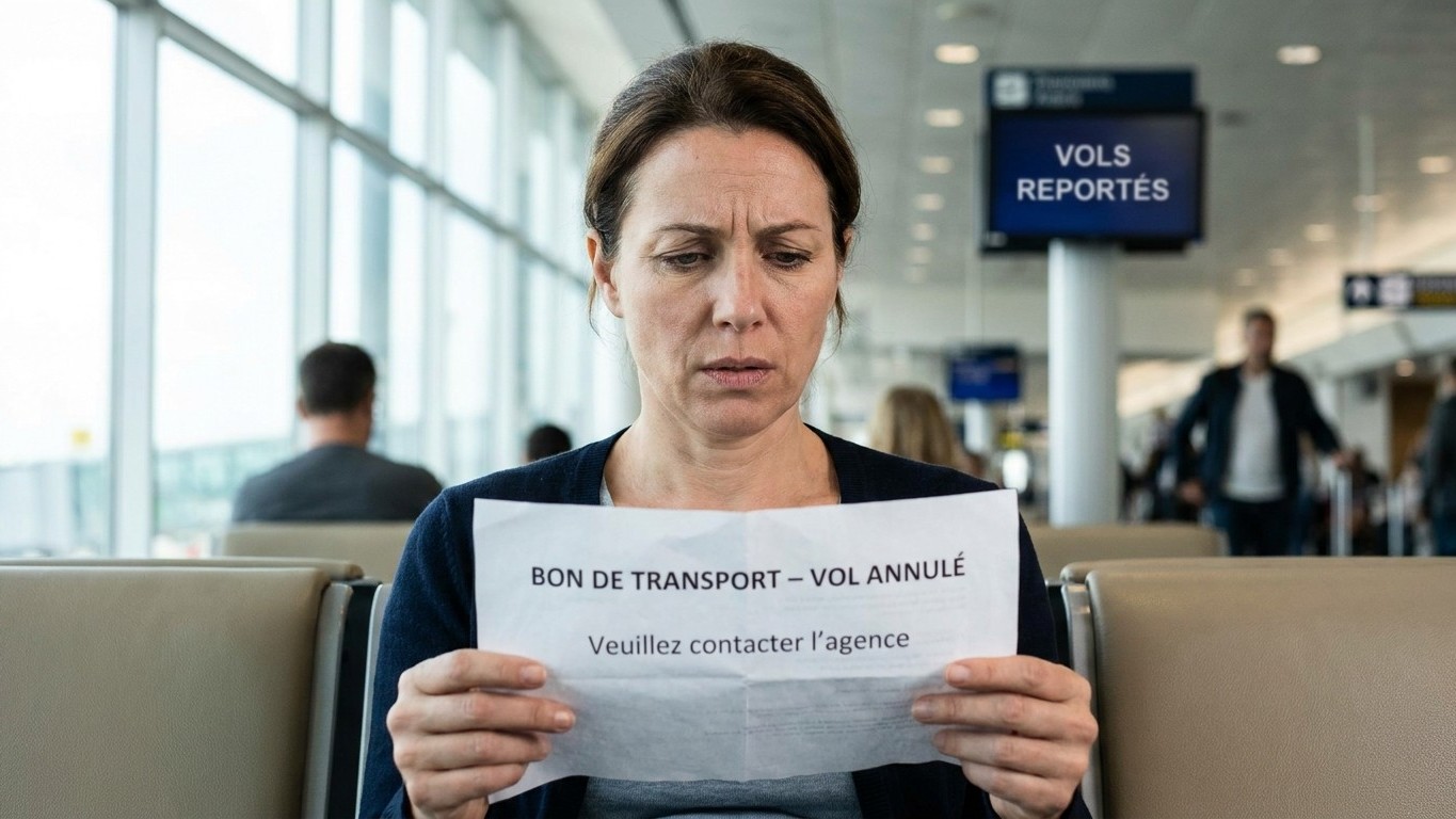 On accepte tous l'avoir envoyé par la compagnie après un vol retardé, sauf que l'indemnité de 600 euros devait être payée ...