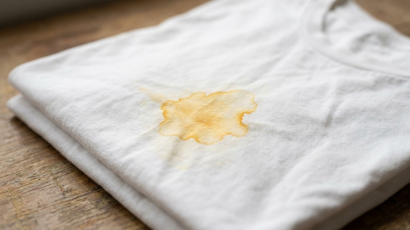 On s'obstine tous à passer les maillots tachés à la Javel, alors que c'est ce que l'été a laissé dans le tissu qui décide ...