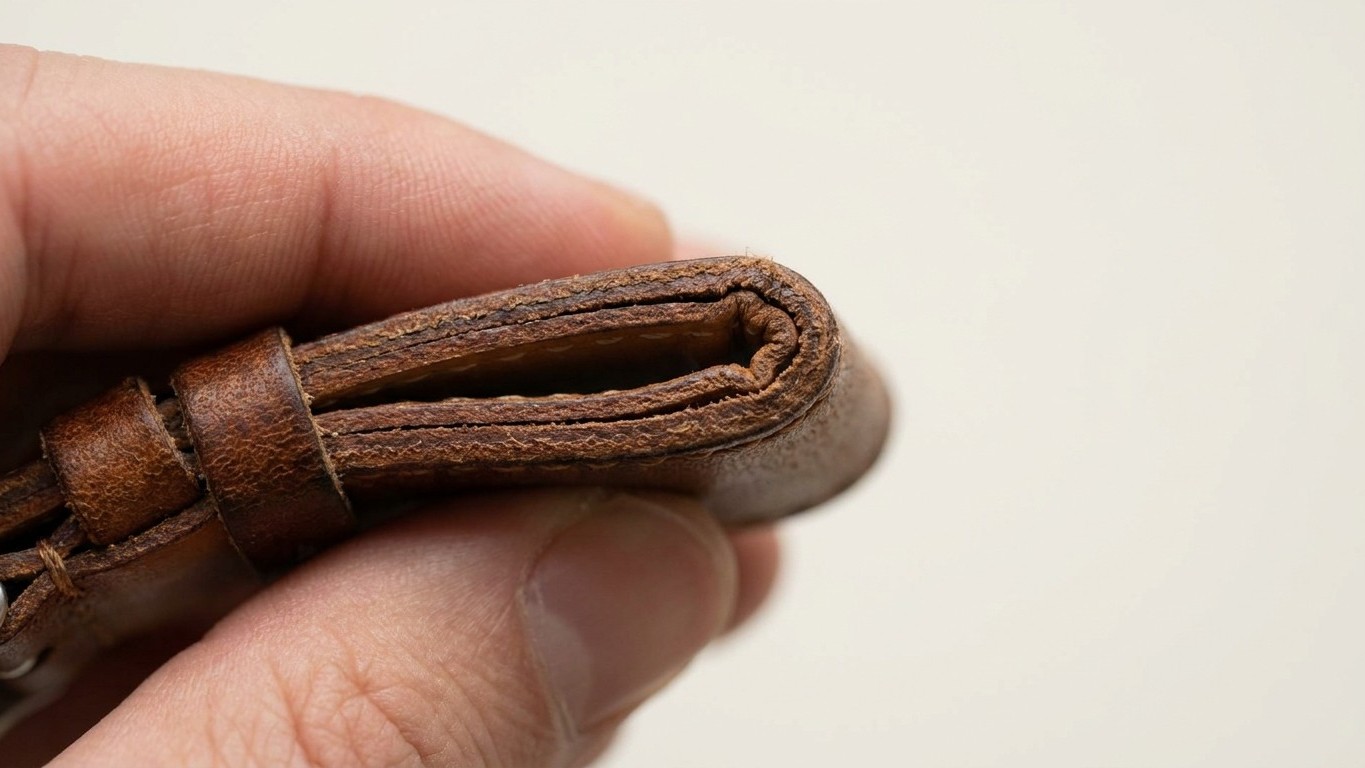 Pliez en deux le bracelet en cuir de votre montre après une journée à 35° et regardez la tranche : c'est le test que les h...