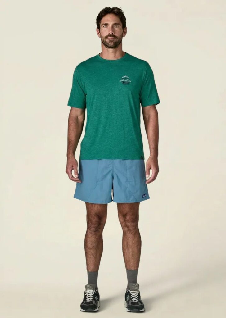 C'est LA couleur qui fait mouche dans le vestiaire masculin cet été : voici comment l'adopter sans faute de goût - - short patagonia