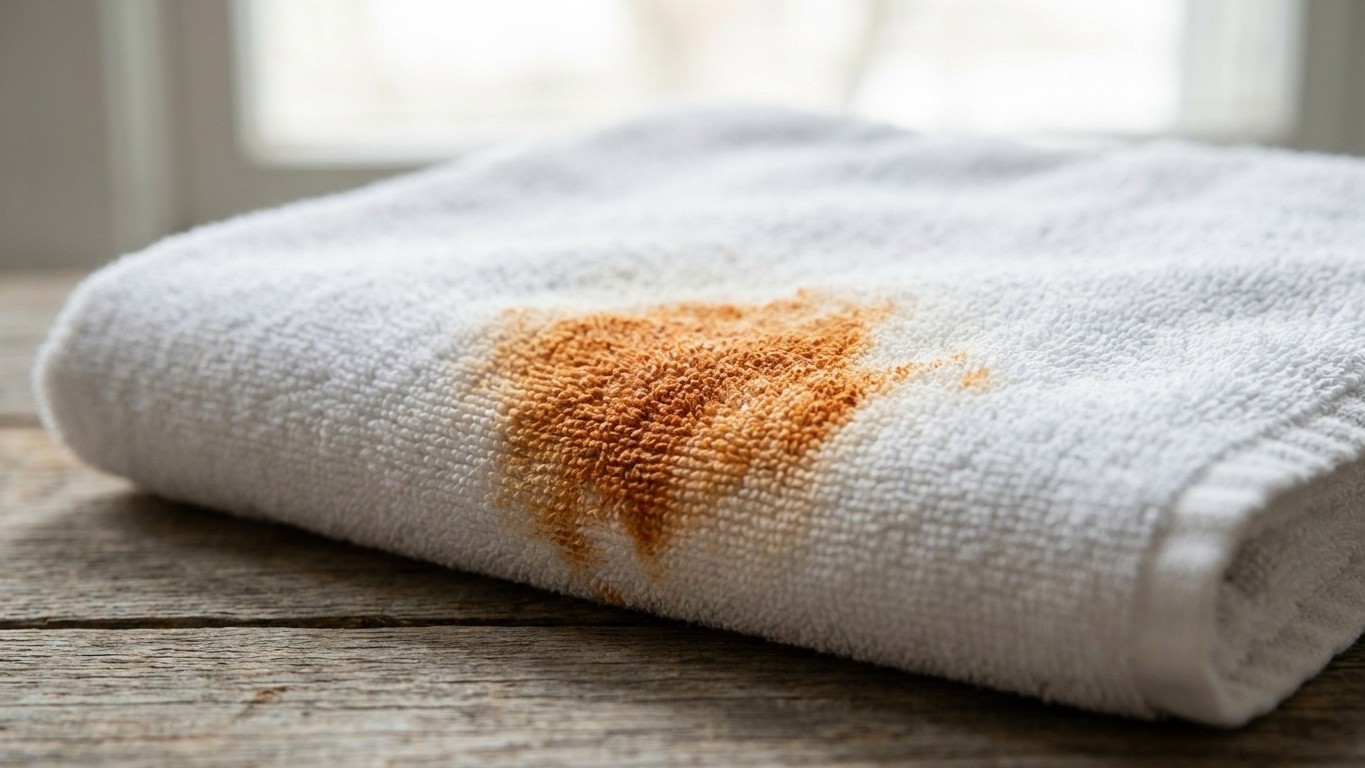 Si ces taches orangées reviennent sur vos serviettes blanches après chaque lavage, ce n'est pas le tambour : c'est ce que ...