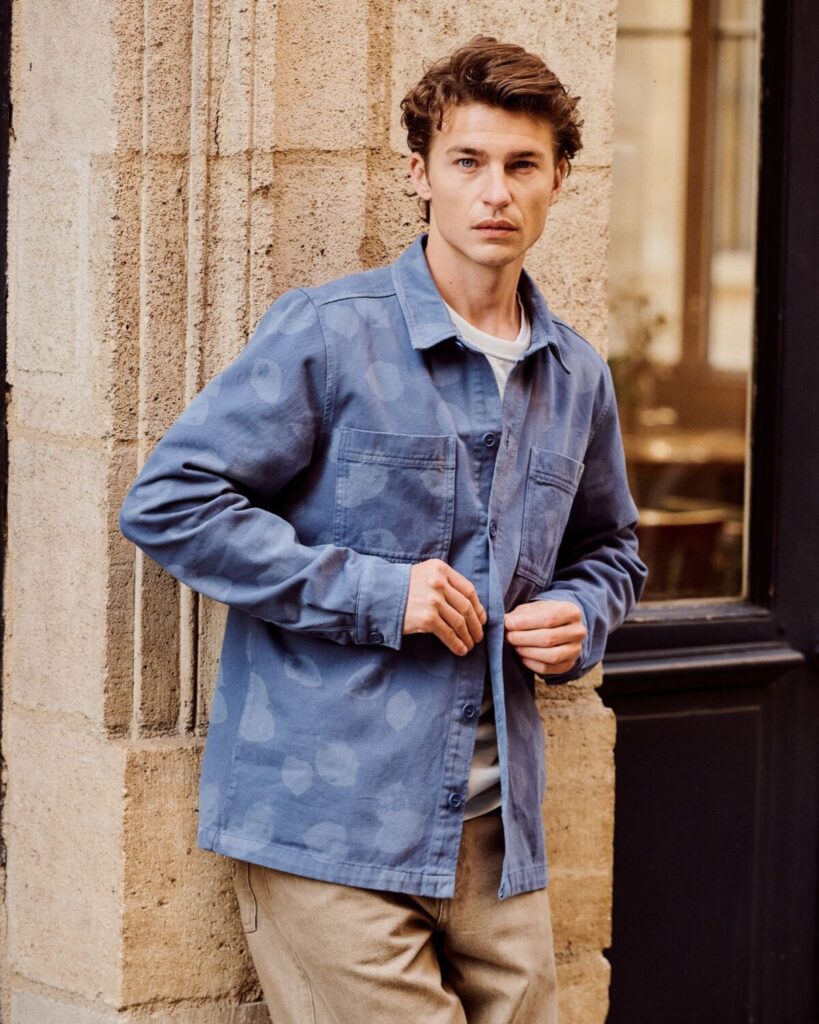 Comment Faguo bouscule le calendrier avec sa collection automne-hiver 2026 - - surchemise bleue faguo