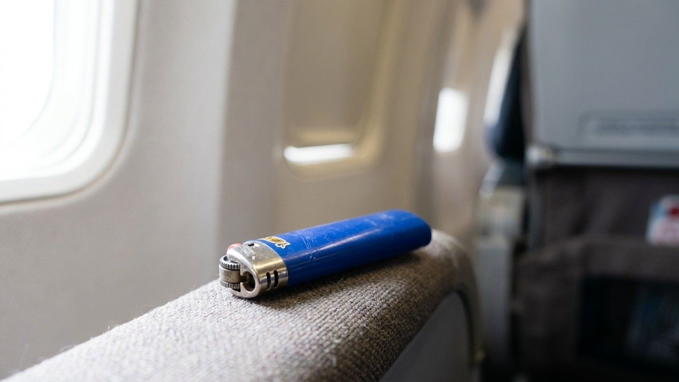 Un petit briquet classique peut voyager en avion, mais ni dans la valise cabine ni dans la soute : l’unique endroit où il ...