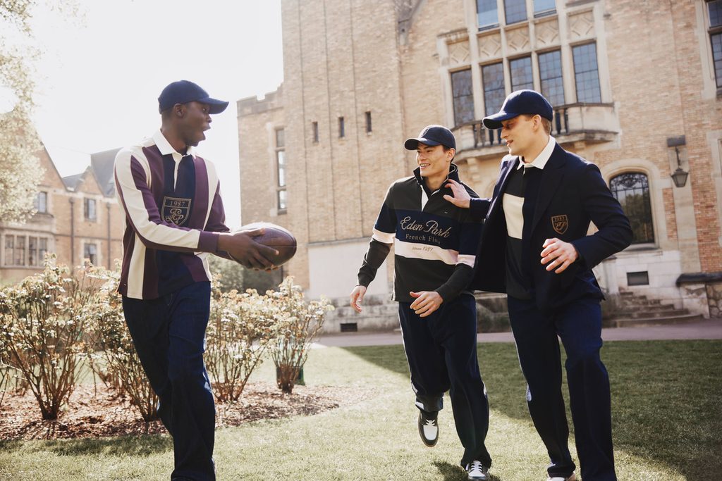 Eden Park revisite l’esprit rugby et s'invite sur le campus pour sa collection hiver 2026 - - AW26 Heritage AH26 17554 visuel cata AH26