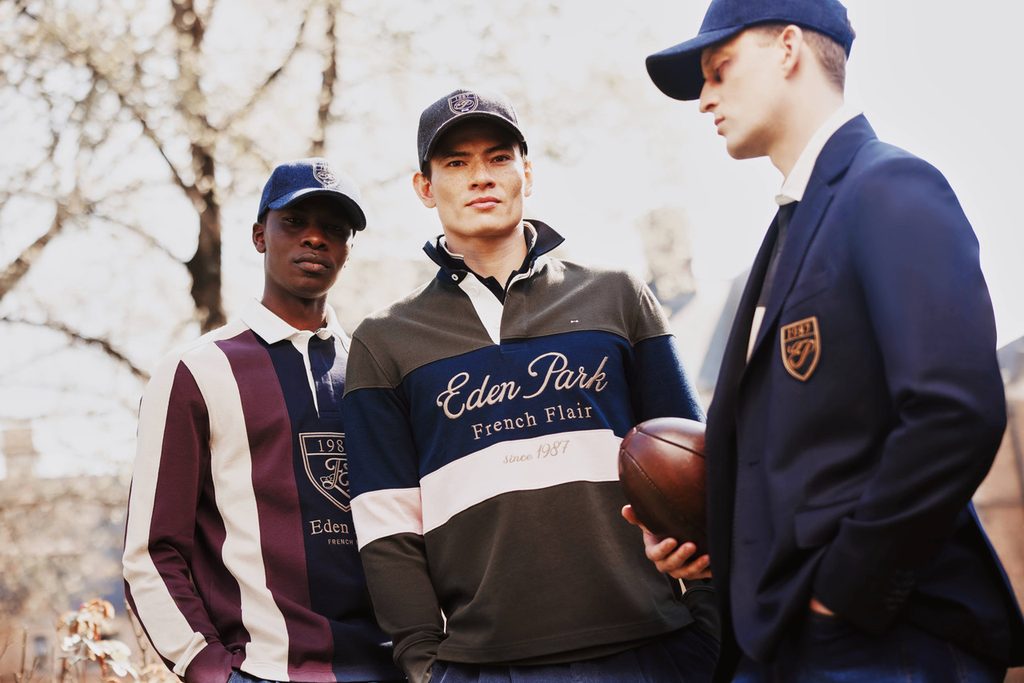 Eden Park revisite l’esprit rugby et s'invite sur le campus pour sa collection hiver 2026 - - AW26 Heritage AH26 17633 visuel cata AH26