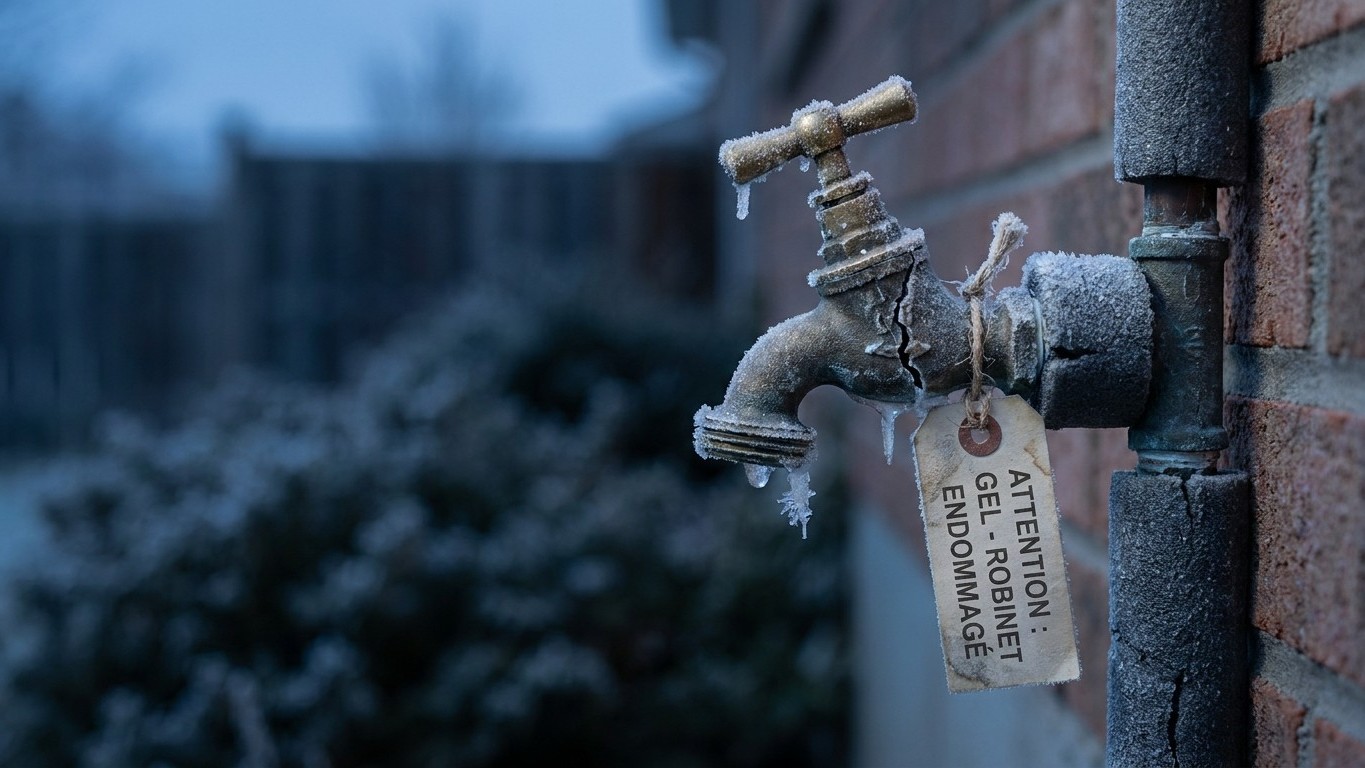 J'ai laissé couler un filet d'eau au robinet de la salle de bains toute une nuit fraîche juste pour éviter que ça gèle : a...