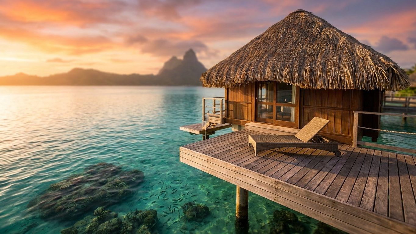 J'ai réservé un bungalow sur pilotis à 800 euros la nuit pour dormir au-dessus du lagon : au dîner, j'ai compris où logeai...