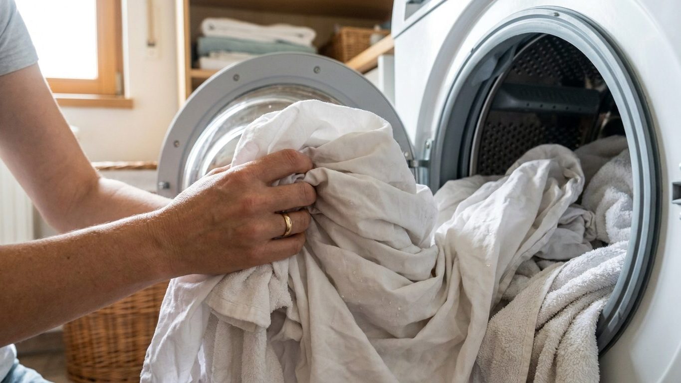 J'ai tassé draps et serviettes dans le même tambour juste pour faire une lessive de moins : au bout d'un mois, j'ai compri...